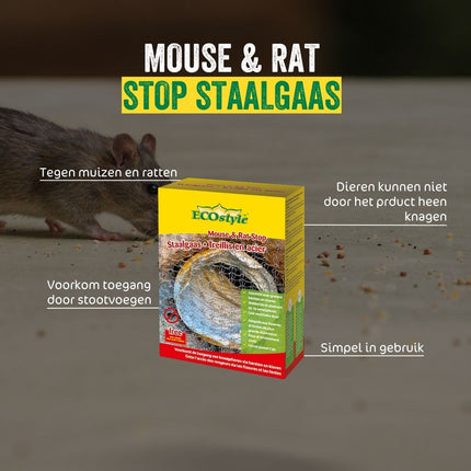 Mouse & Rat Stop Staalgaas