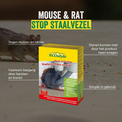 Mouse & Rat Stop Staalvezel