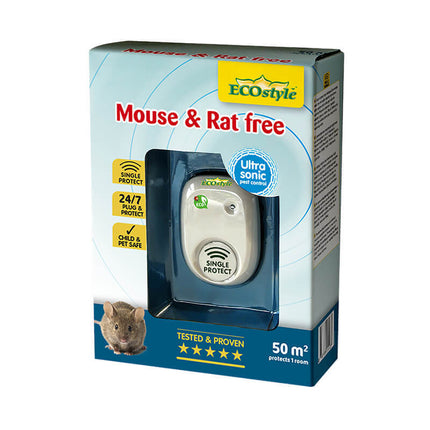Mouse & Rat free - ultrasone muizenverjager en rattenverjager