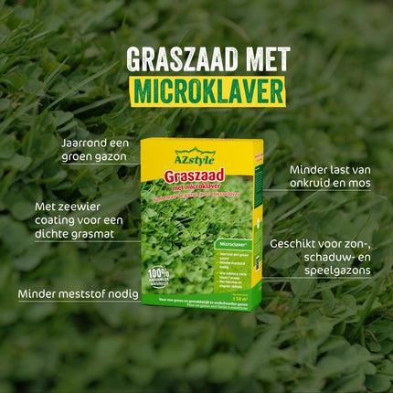 Graszaad met Microklaver