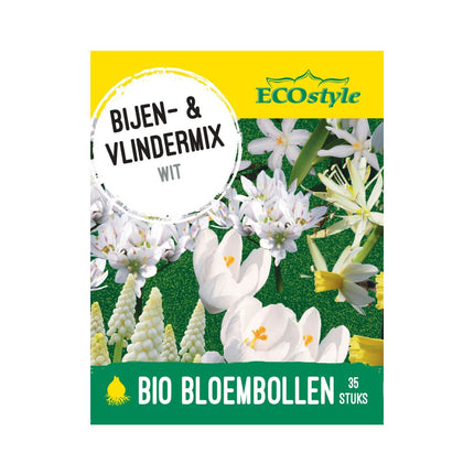 Bloembollen Bijen & Vlindermix wit | BIO 🌱